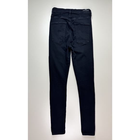 Citizens of Humanity Chrissy Jean Women's 26 Black Denim High Rise Skinny Emo - Picture 14 of 16